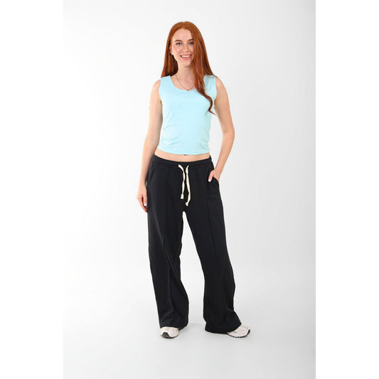 TANK TOP ROUND NECK basic Double layer