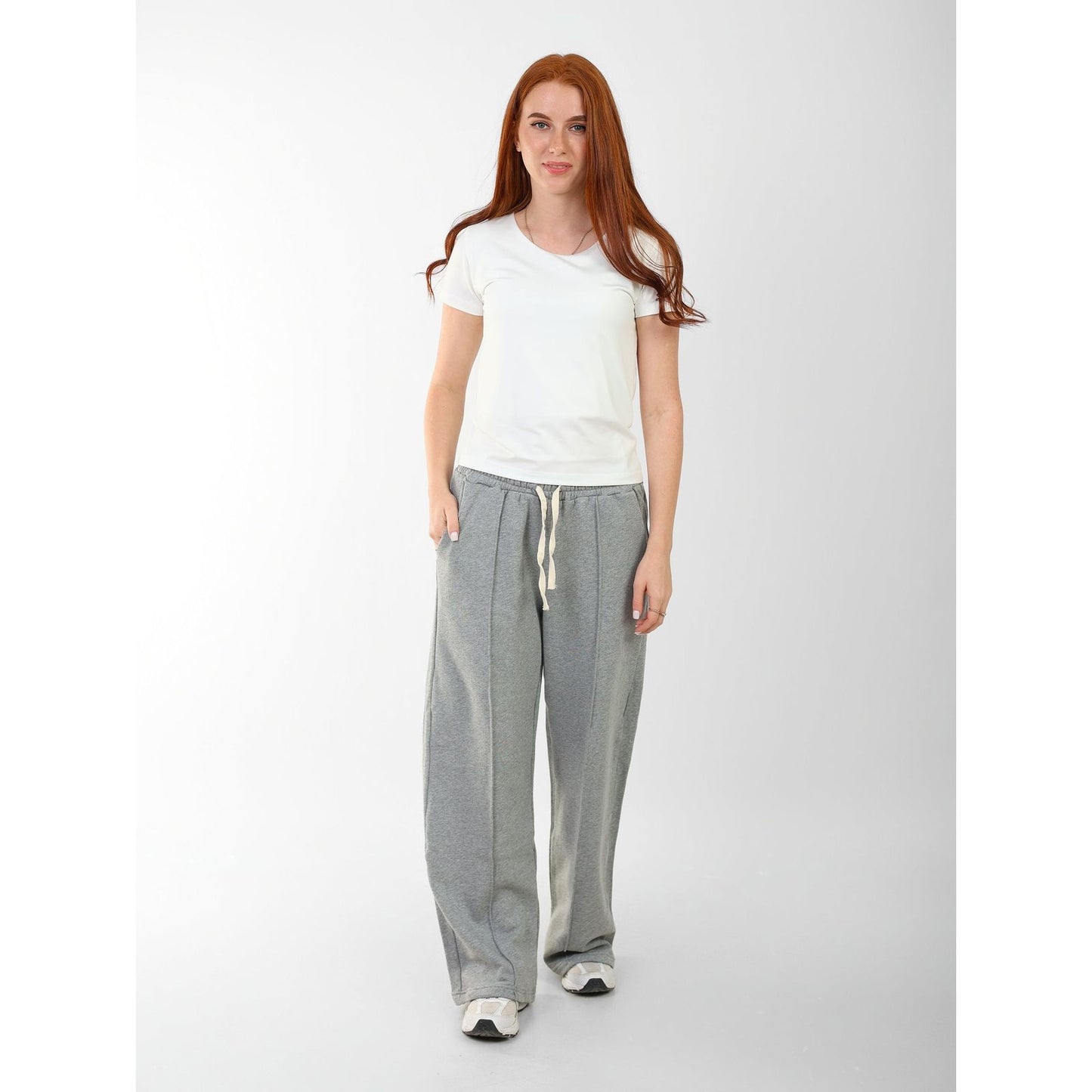 WIDE NECK SHORT SLEEVE basic Double layer