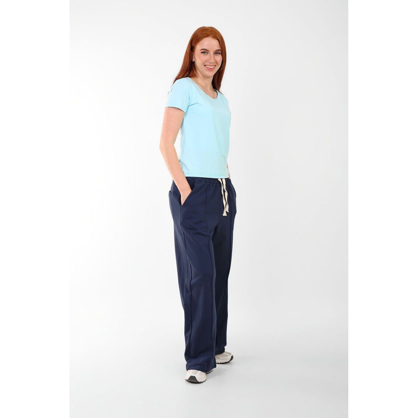 WIDE NECK SHORT SLEEVE basic Double layer