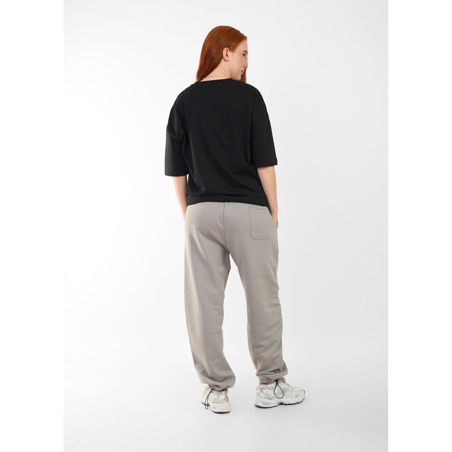 BLACK T- SHIRT over size prin break