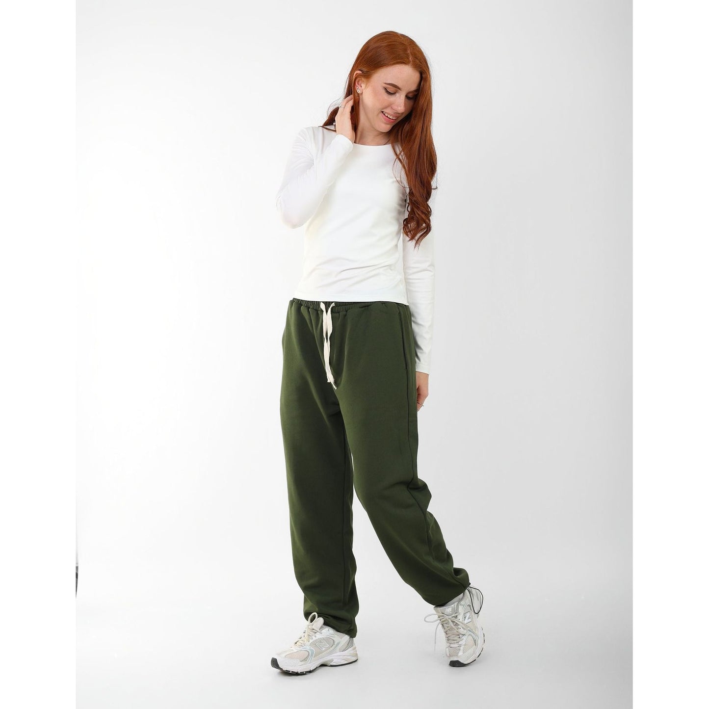 wideleg sweatpants baggy