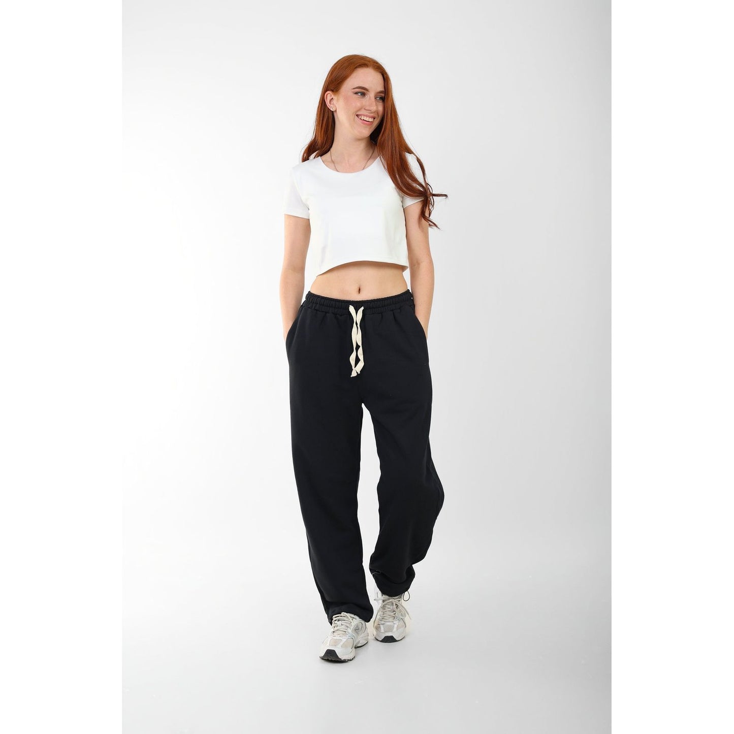 wideleg sweatpants baggy