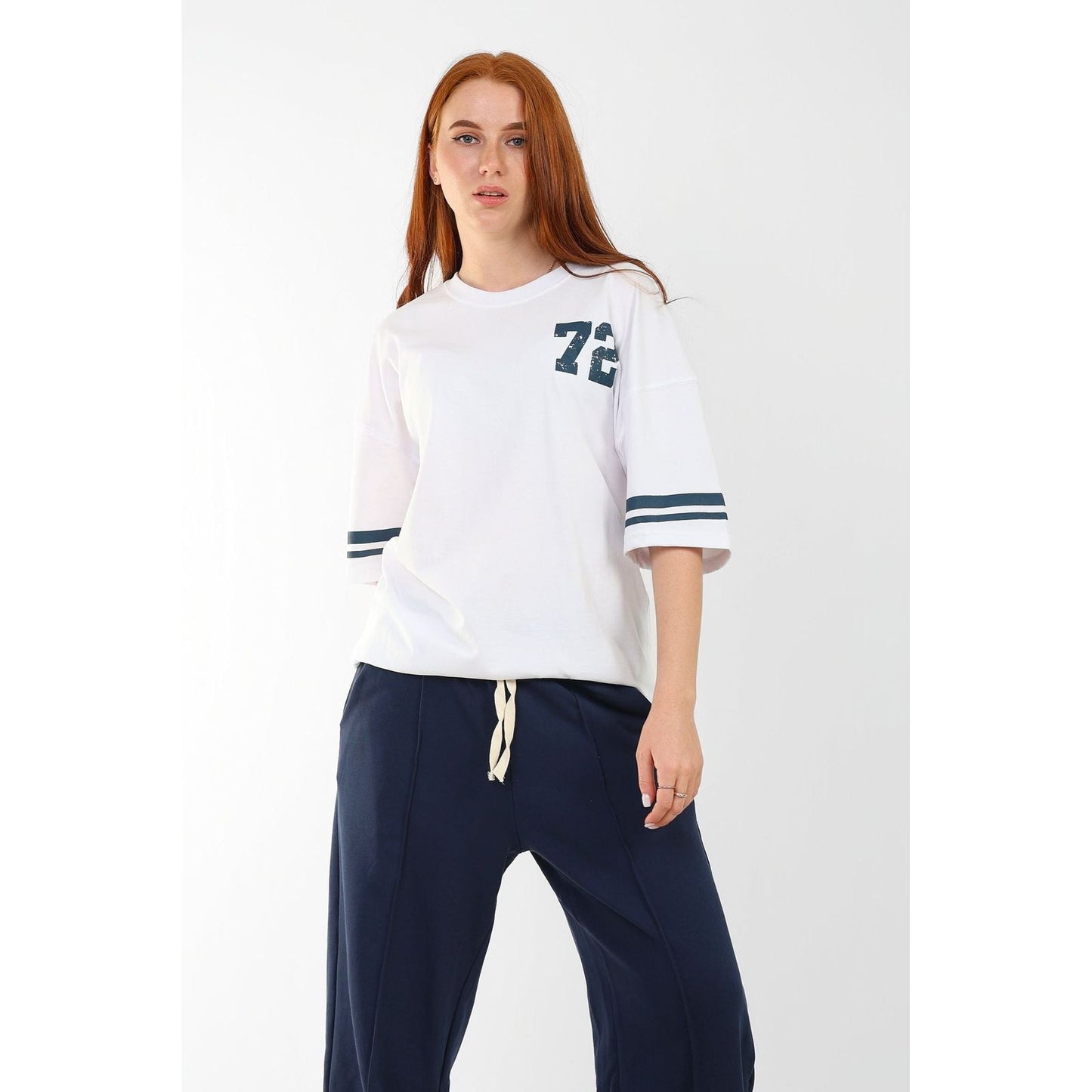 White T- SHIRT over size  Unisex 72