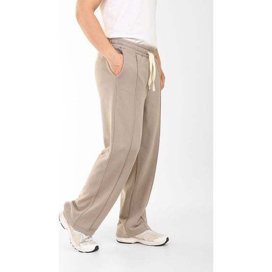 wideleg sweatpants oversize line in front boy