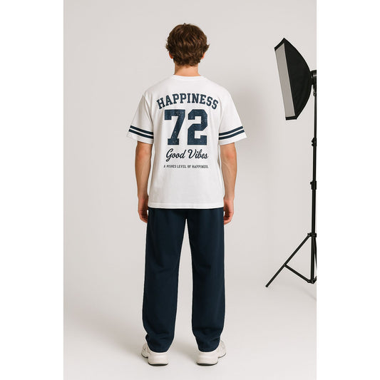 WHITE T- SHIRT over size 72