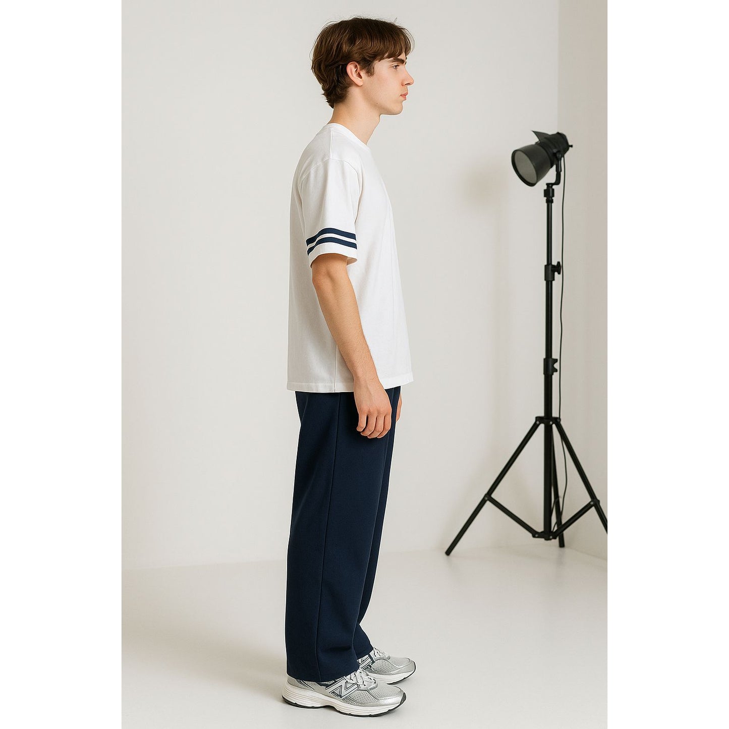 WHITE T- SHIRT over size 72