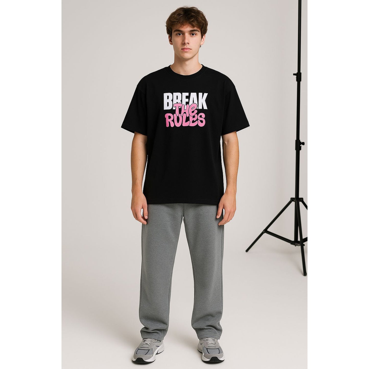 Black T- SHIRT over size