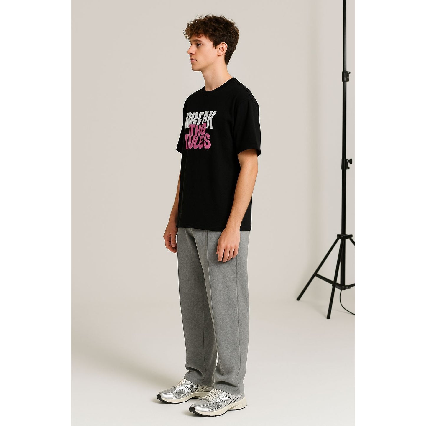 Black T- SHIRT over size