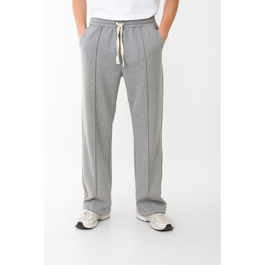wideleg sweatpants oversize line in front boy