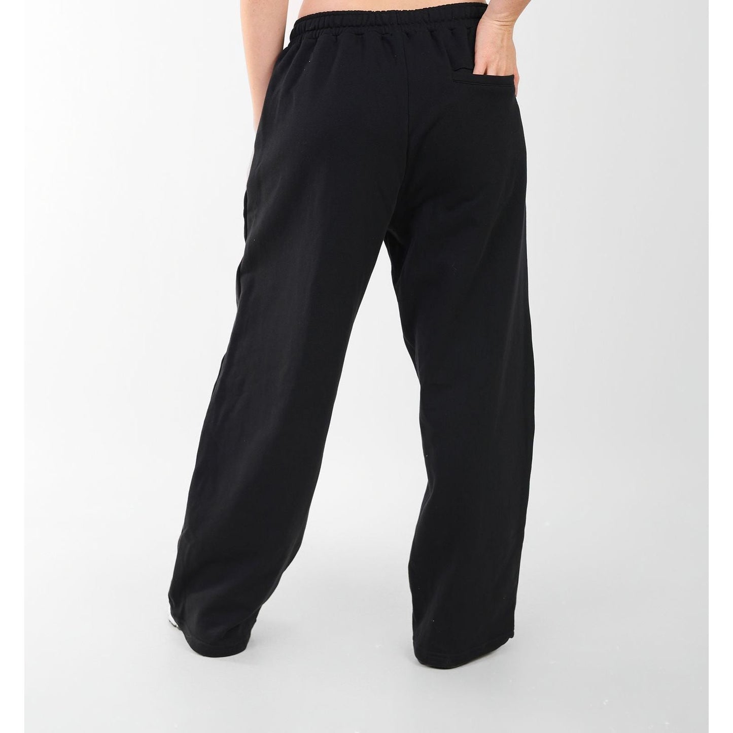 wideleg sweatpants oversize line in front boy