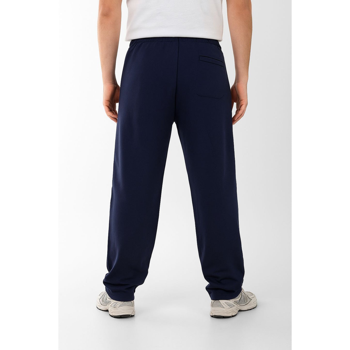 wideleg sweatpants oversize line in front boy