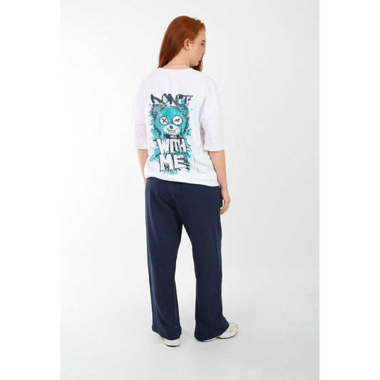 Oversized Graphic Cotton T-Shirt