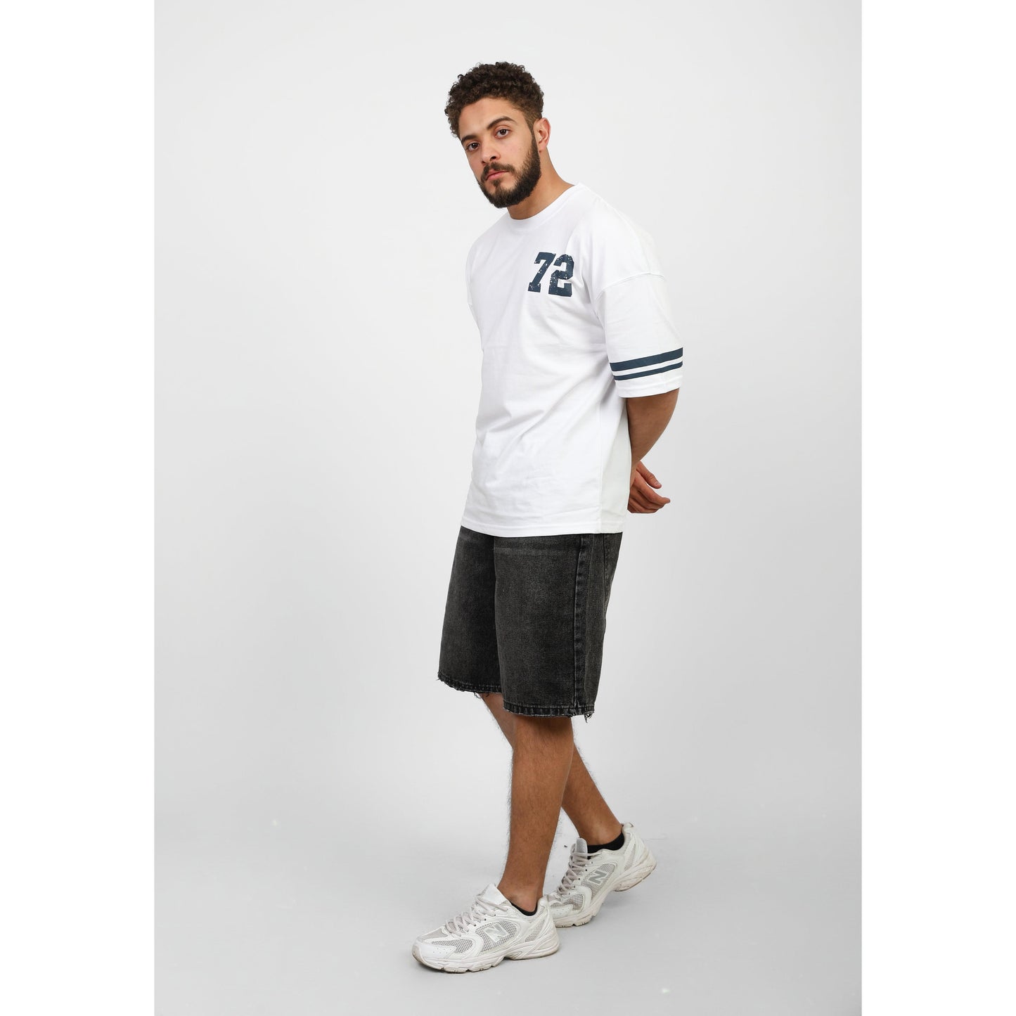 WHITE T- SHIRT over size 72