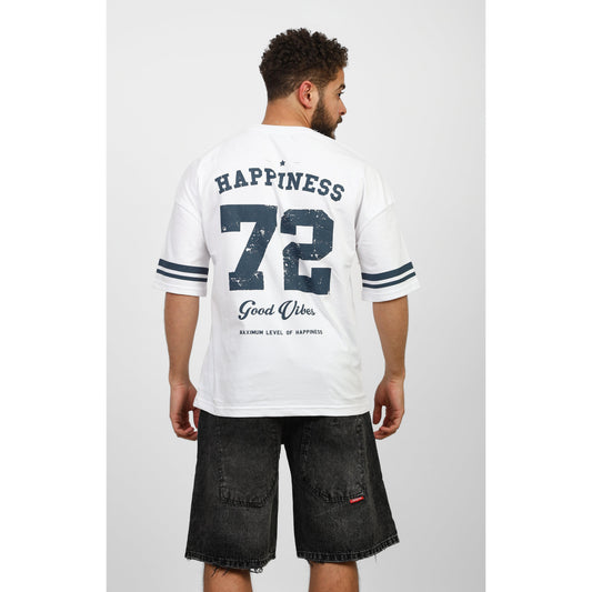 WHITE T- SHIRT over size 72