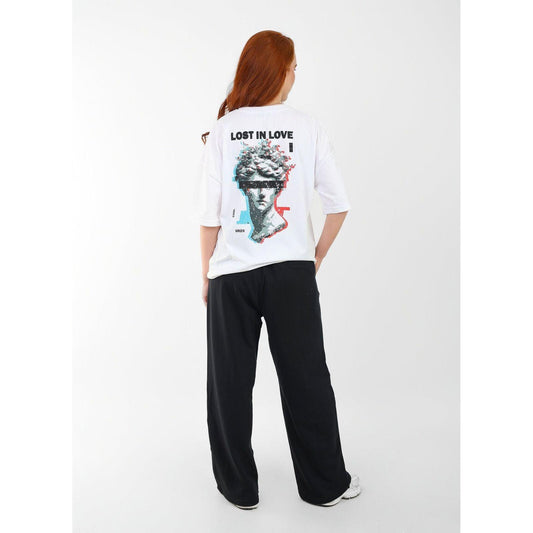 Oversized Graphic Cotton T-Shirt
