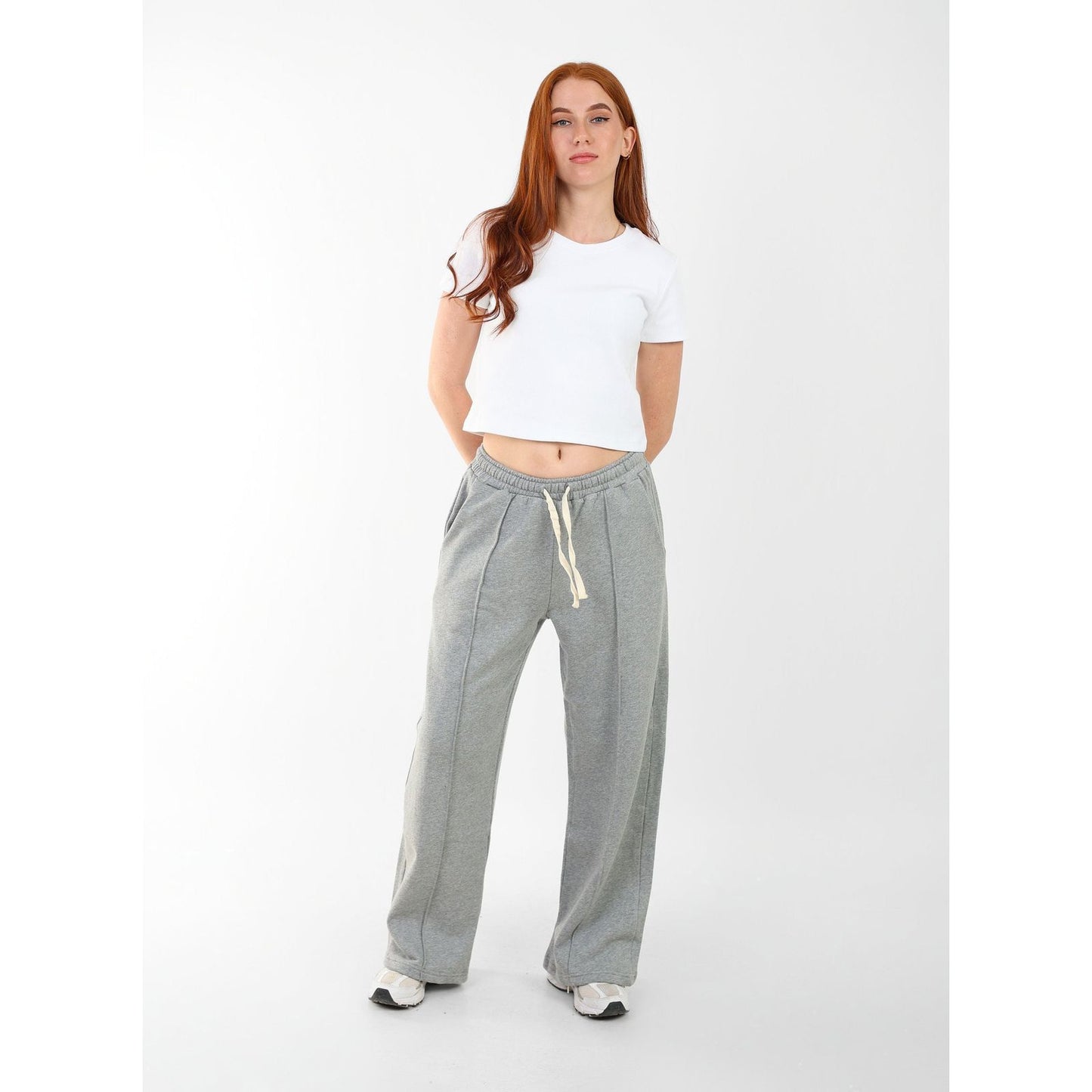 RIBBED ROUND NECK T-SHIRT