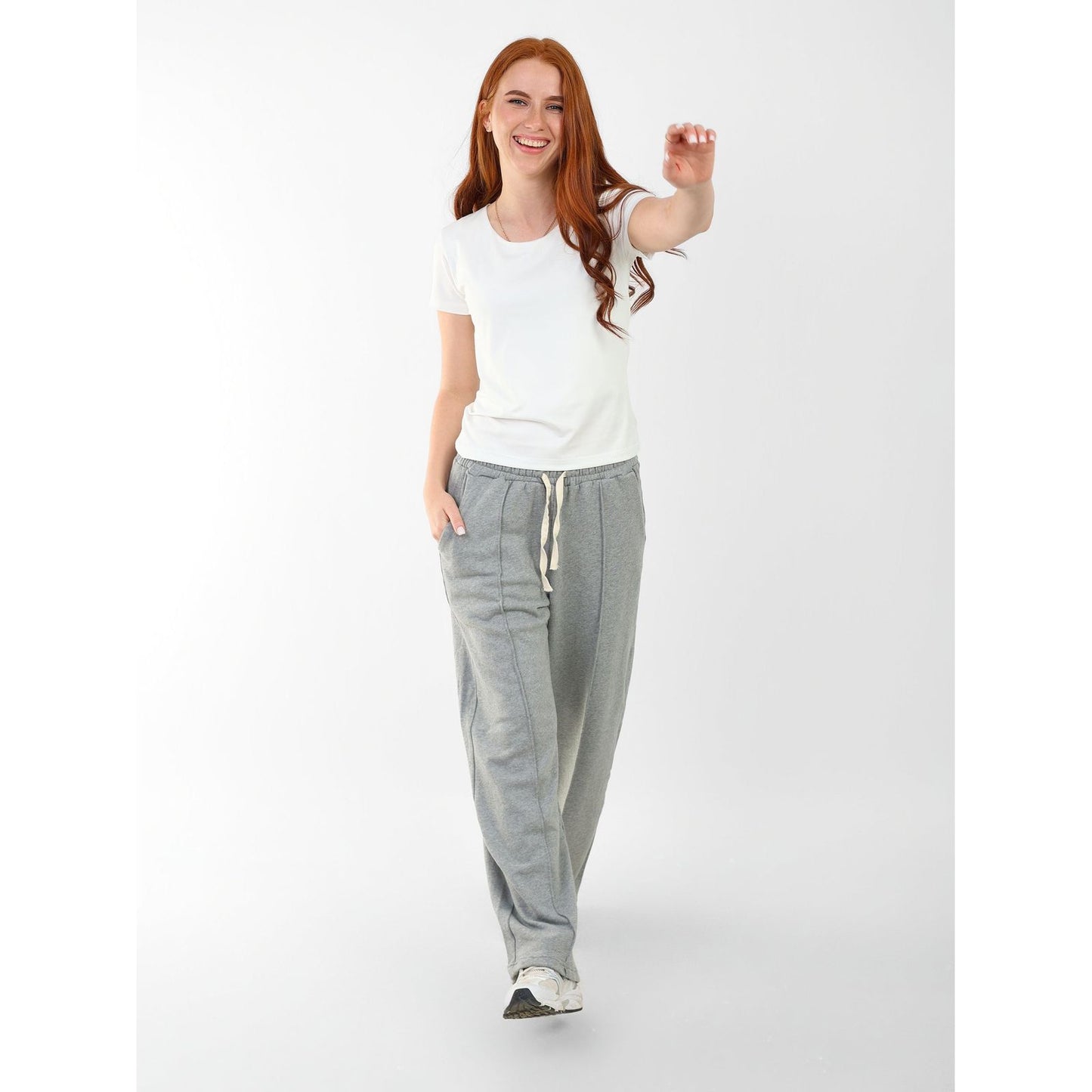 WIDE NECK SHORT SLEEVE basic Double layer