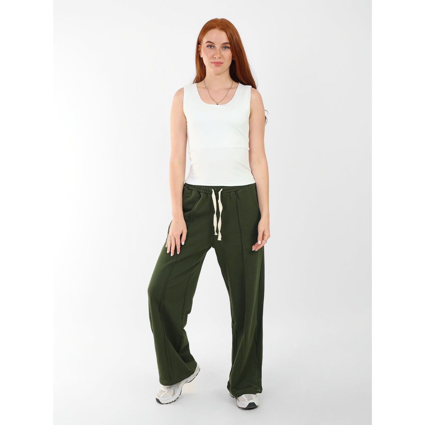 TANK TOP ROUND NECK basic Double layer