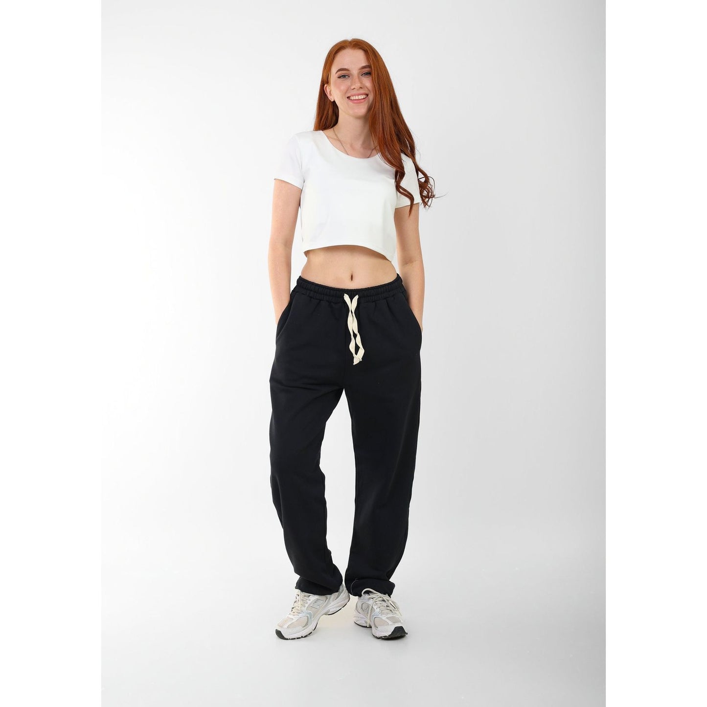 wideleg sweatpants baggy