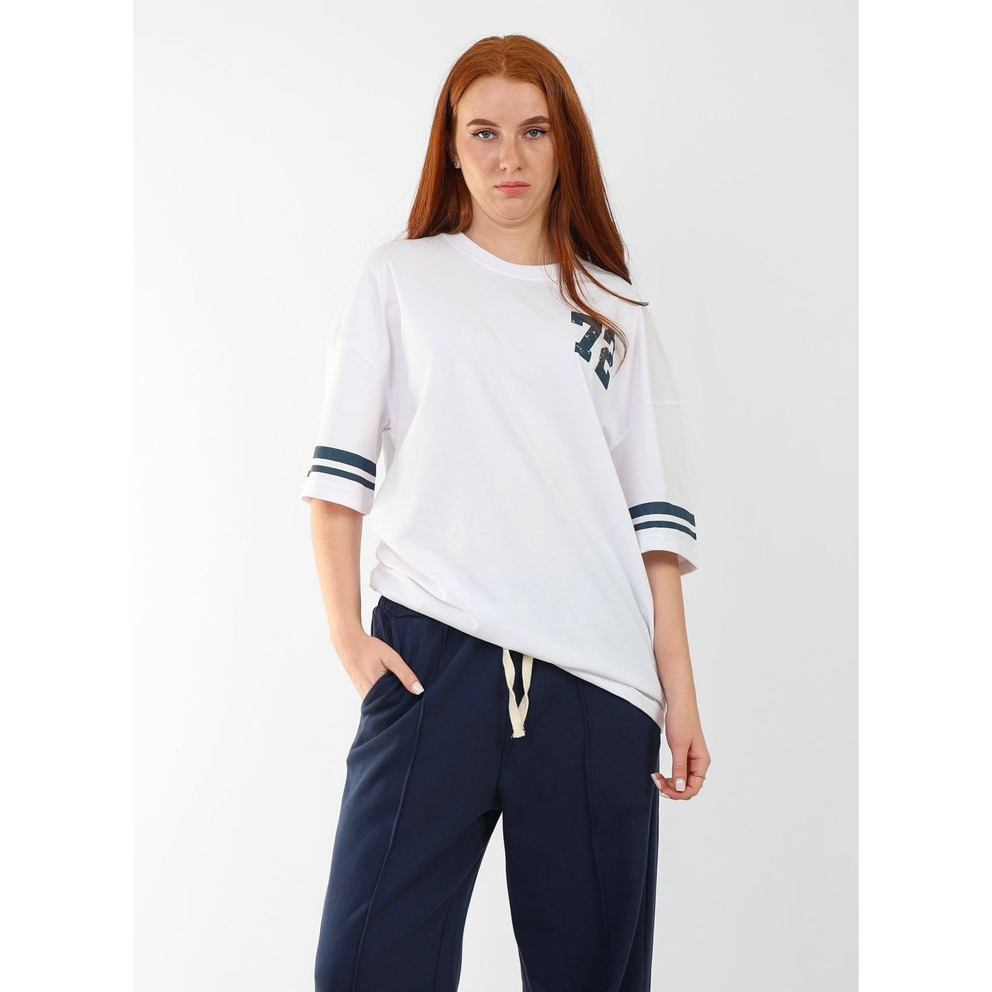 White T- SHIRT over size  Unisex 72