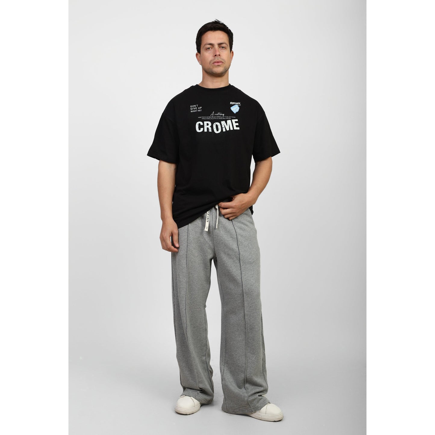 Oversized Graphic Cotton T-Shirt
