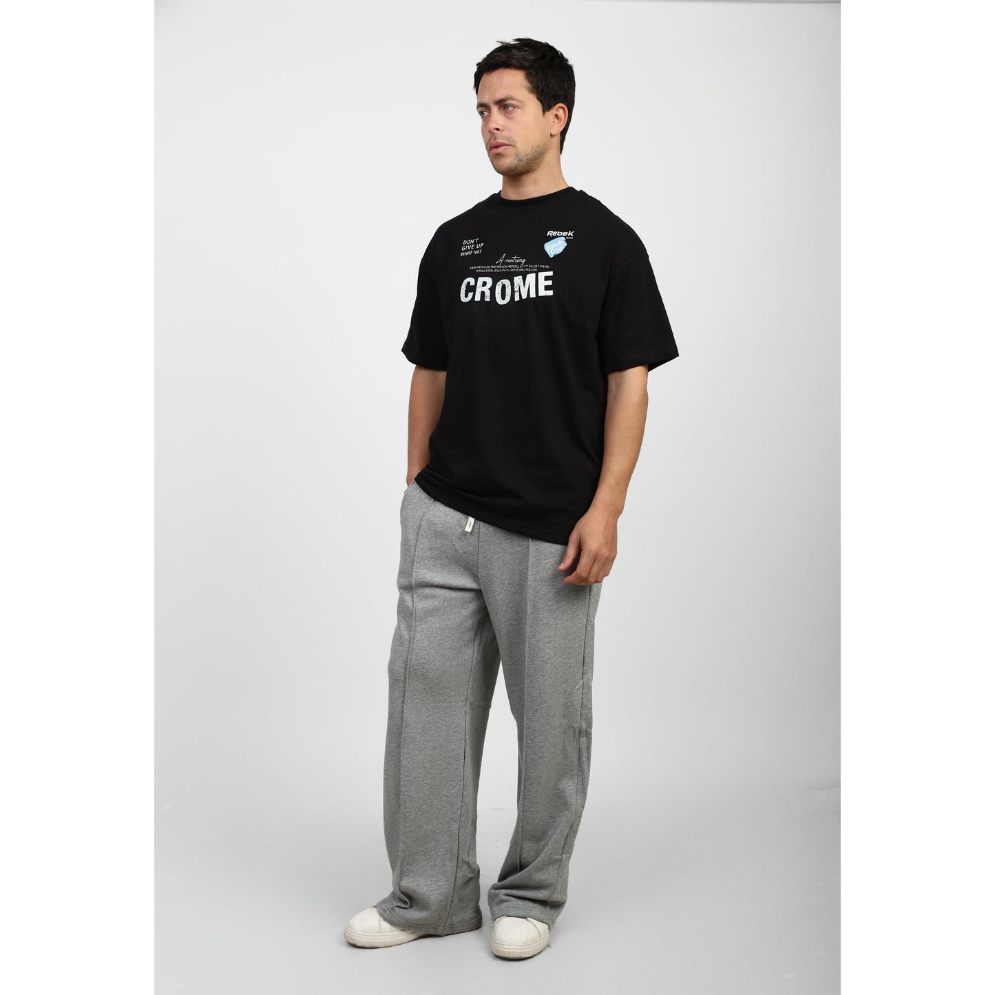 Oversized Graphic Cotton T-Shirt