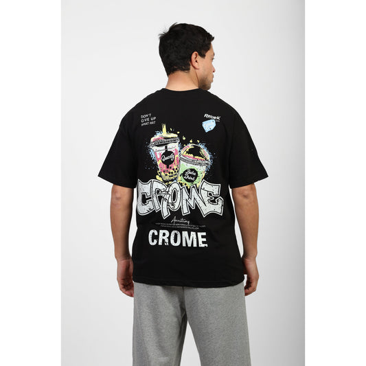 Oversized Graphic Cotton T-Shirt