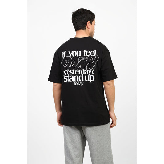 Oversized Graphic Cotton T-Shirt