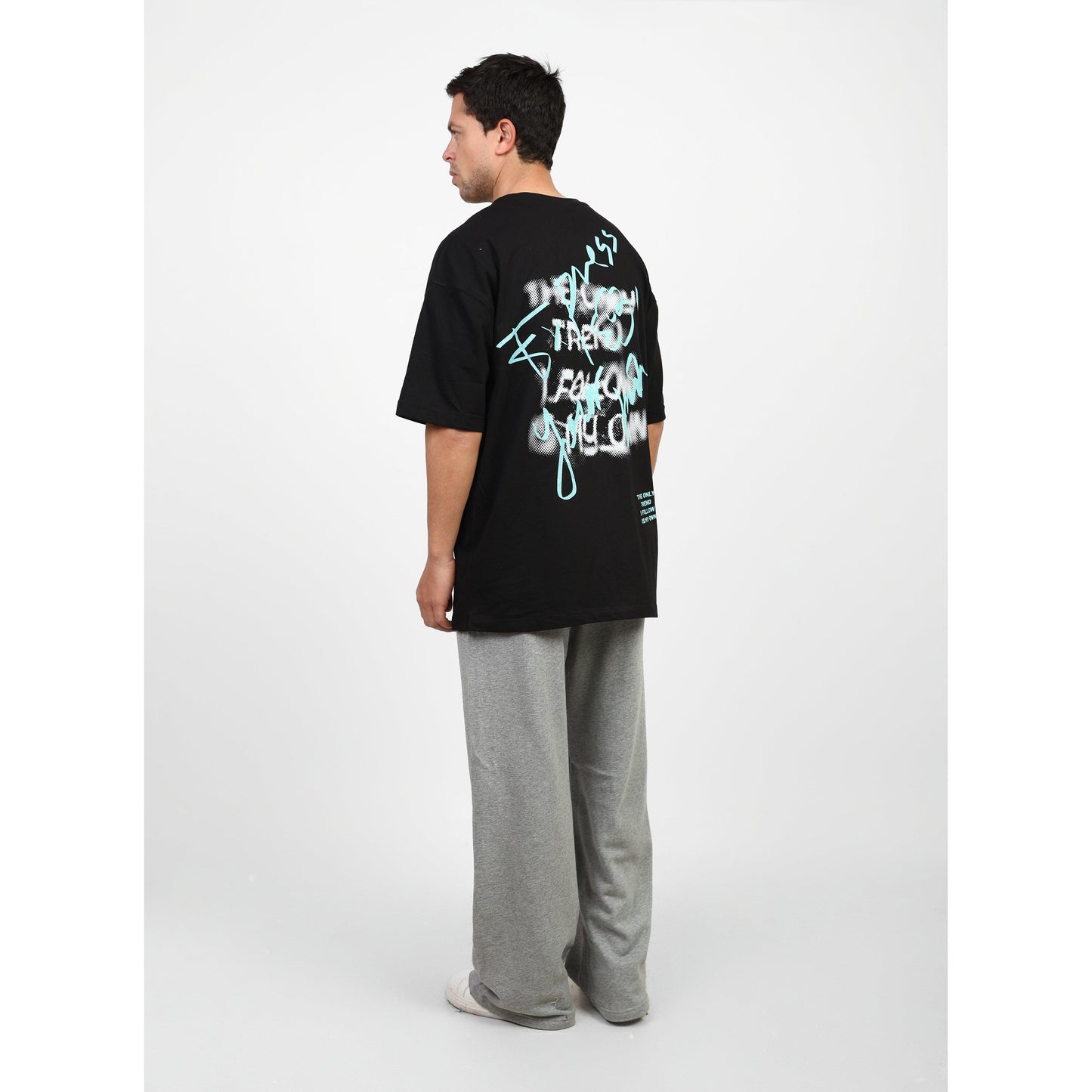 Oversized Graphic Cotton T-Shirt