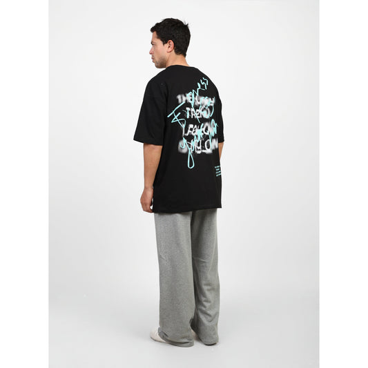 Oversized Graphic Cotton T-Shirt