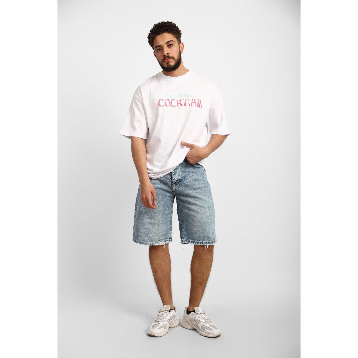 Oversized Graphic Cotton T-Shirt