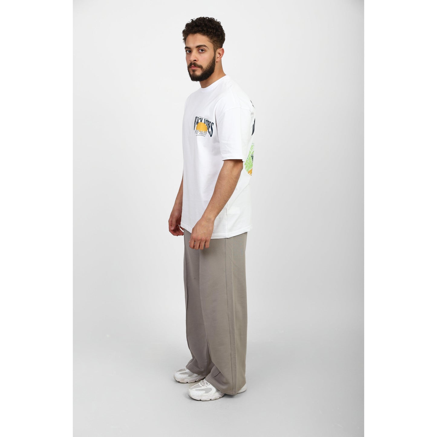 Oversized Graphic Cotton T-Shirt