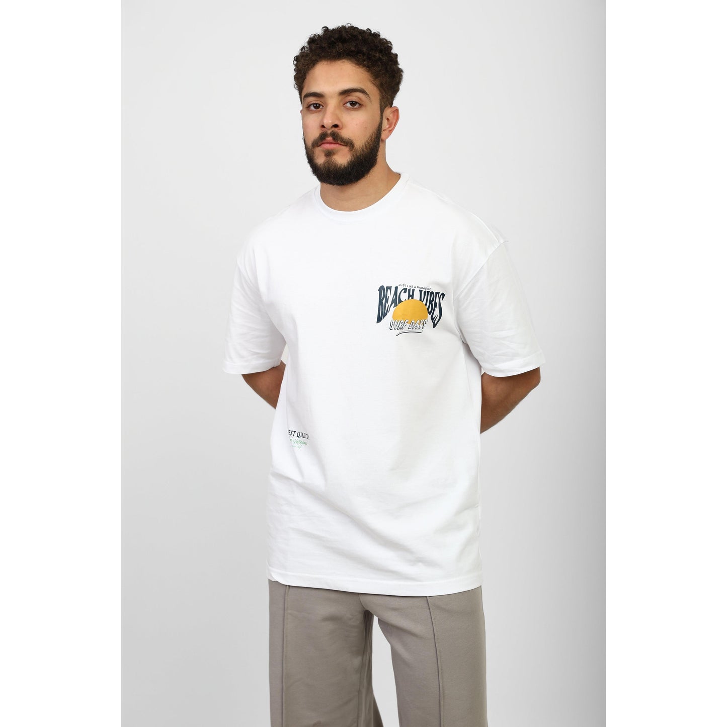 Oversized Graphic Cotton T-Shirt