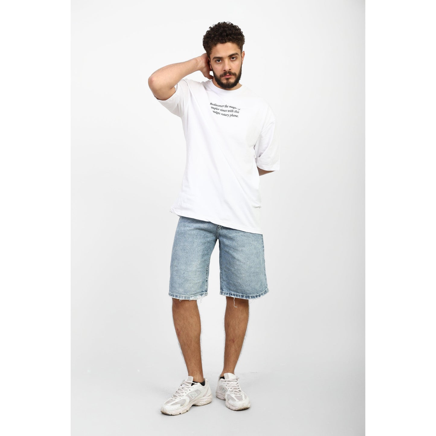 Oversized Graphic Cotton T-Shirt