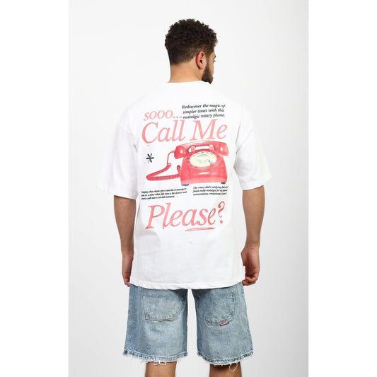 Oversized Graphic Cotton T-Shirt