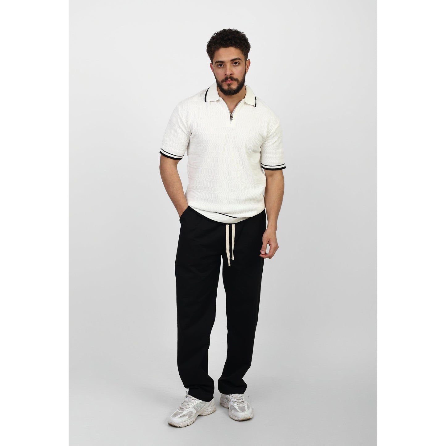 Short Sleeve Polo – Zip Collar