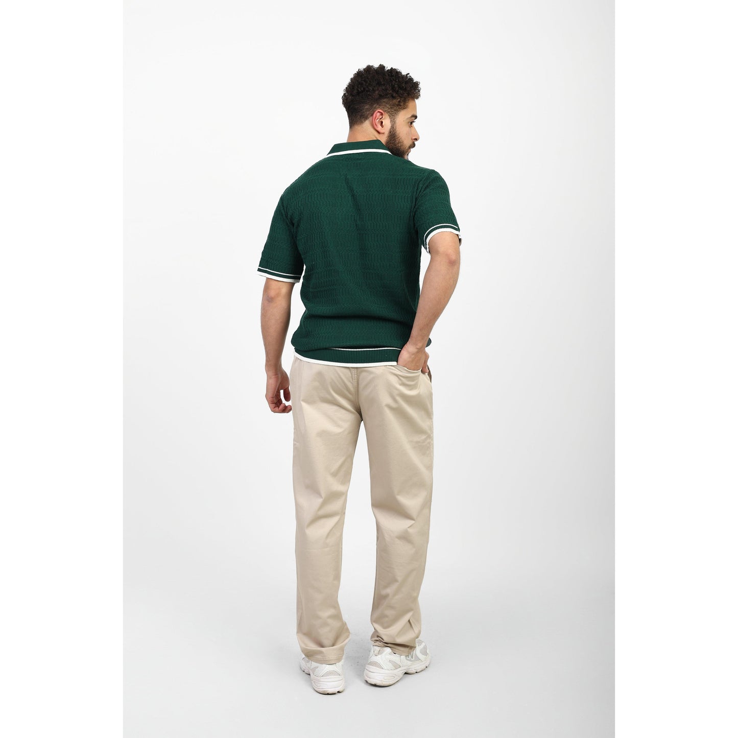 Short Sleeve Polo – Zip Collar