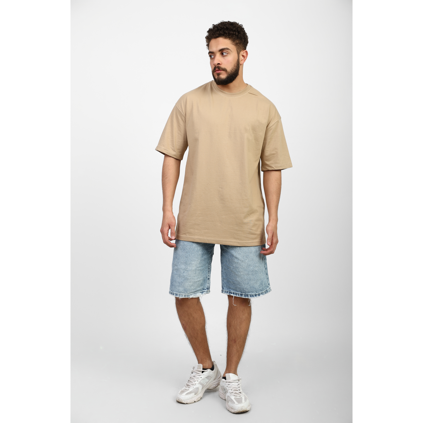 Oversized Basic Cotton T-Shirt