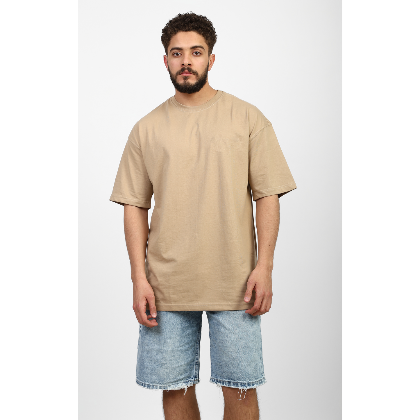 Oversized Basic Cotton T-Shirt