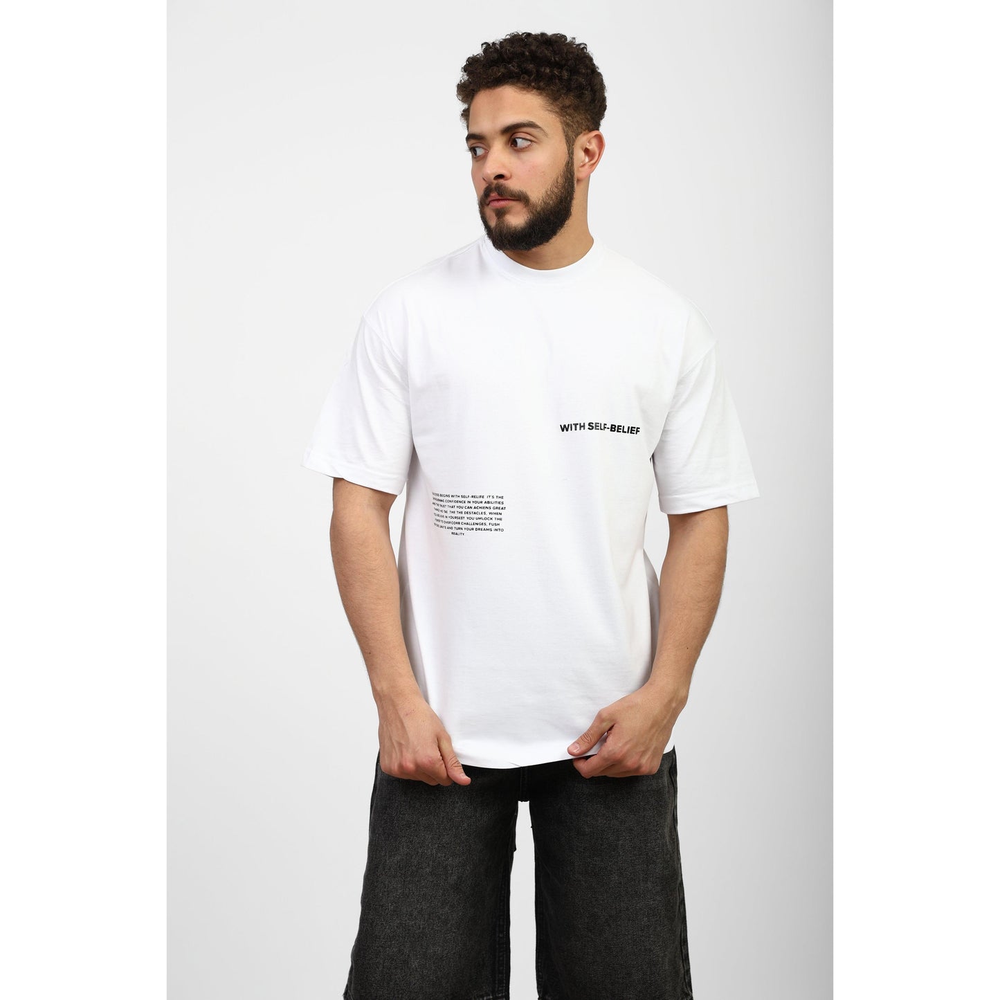 Oversized Graphic Cotton T-Shirt