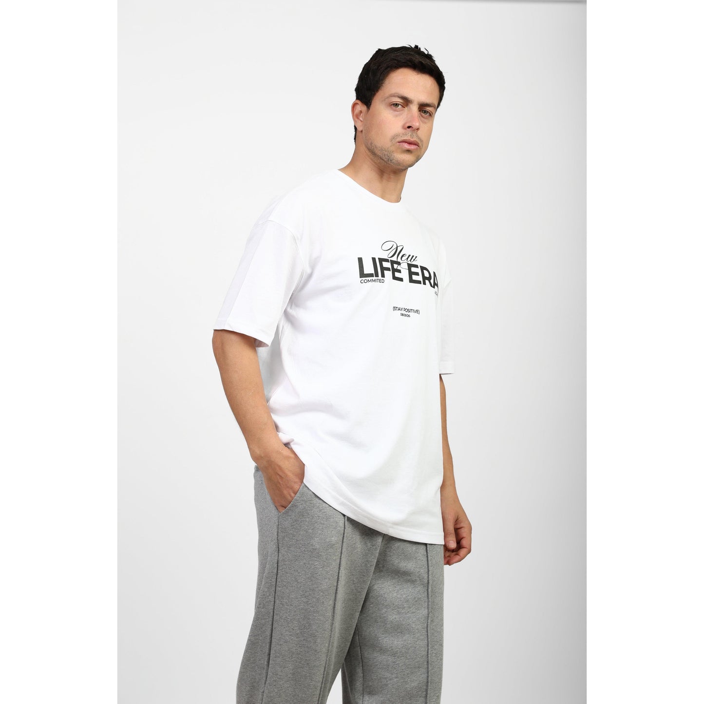 Oversized Graphic Cotton T-Shirt