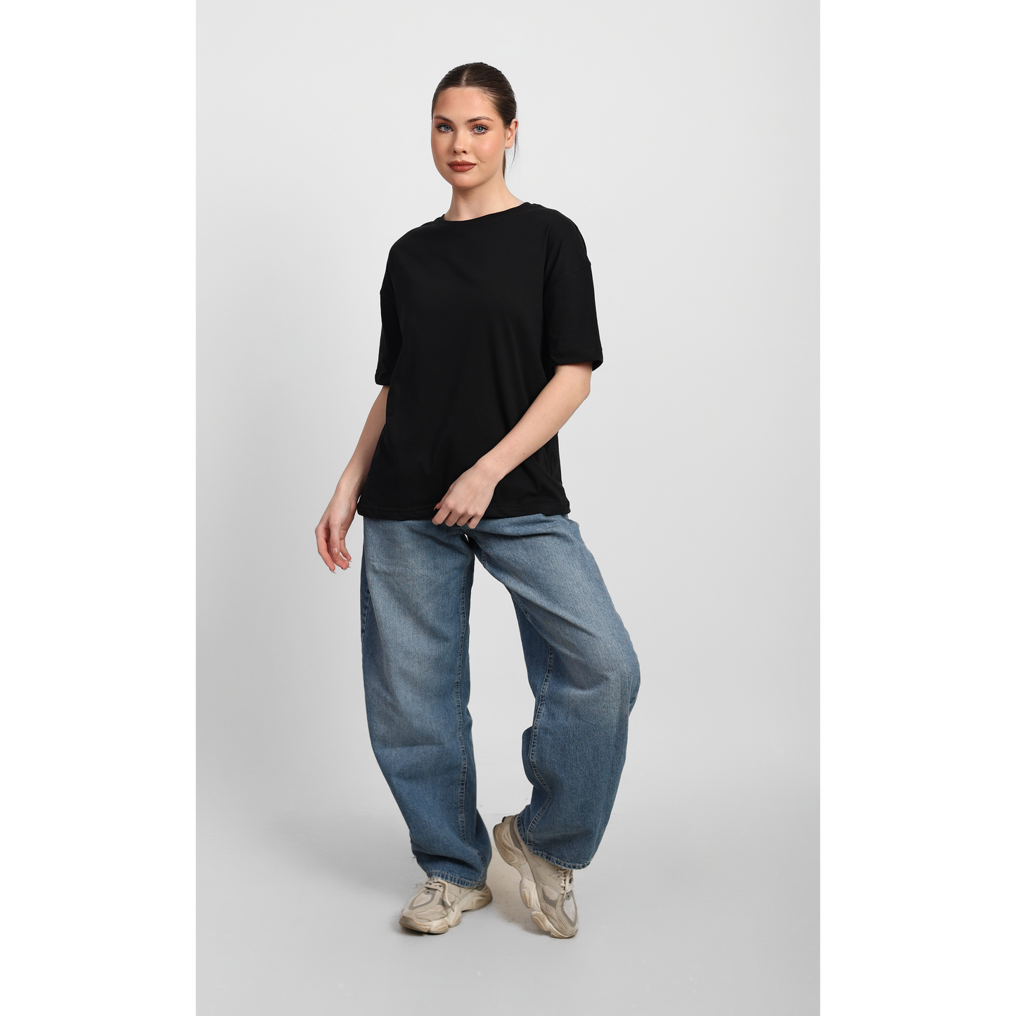 Oversized Basic Cotton T-Shirt