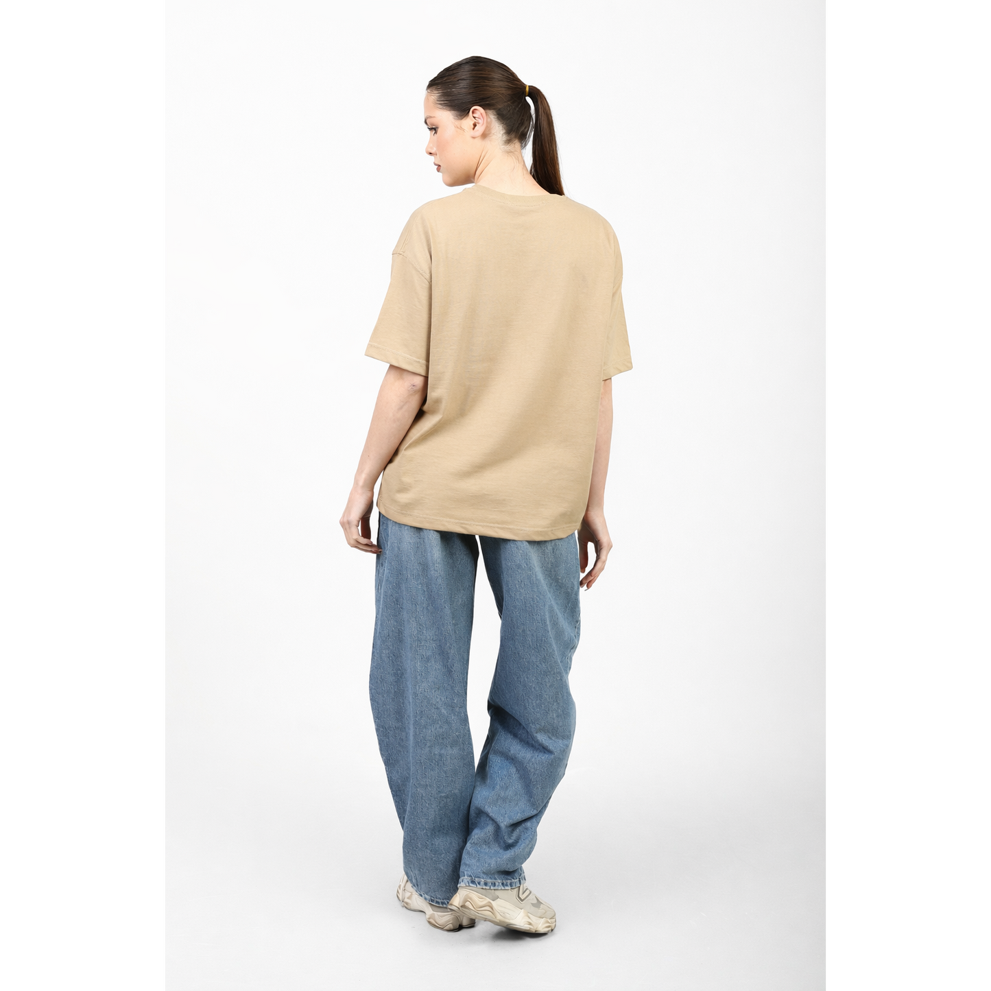 Oversized Basic Cotton T-Shirt