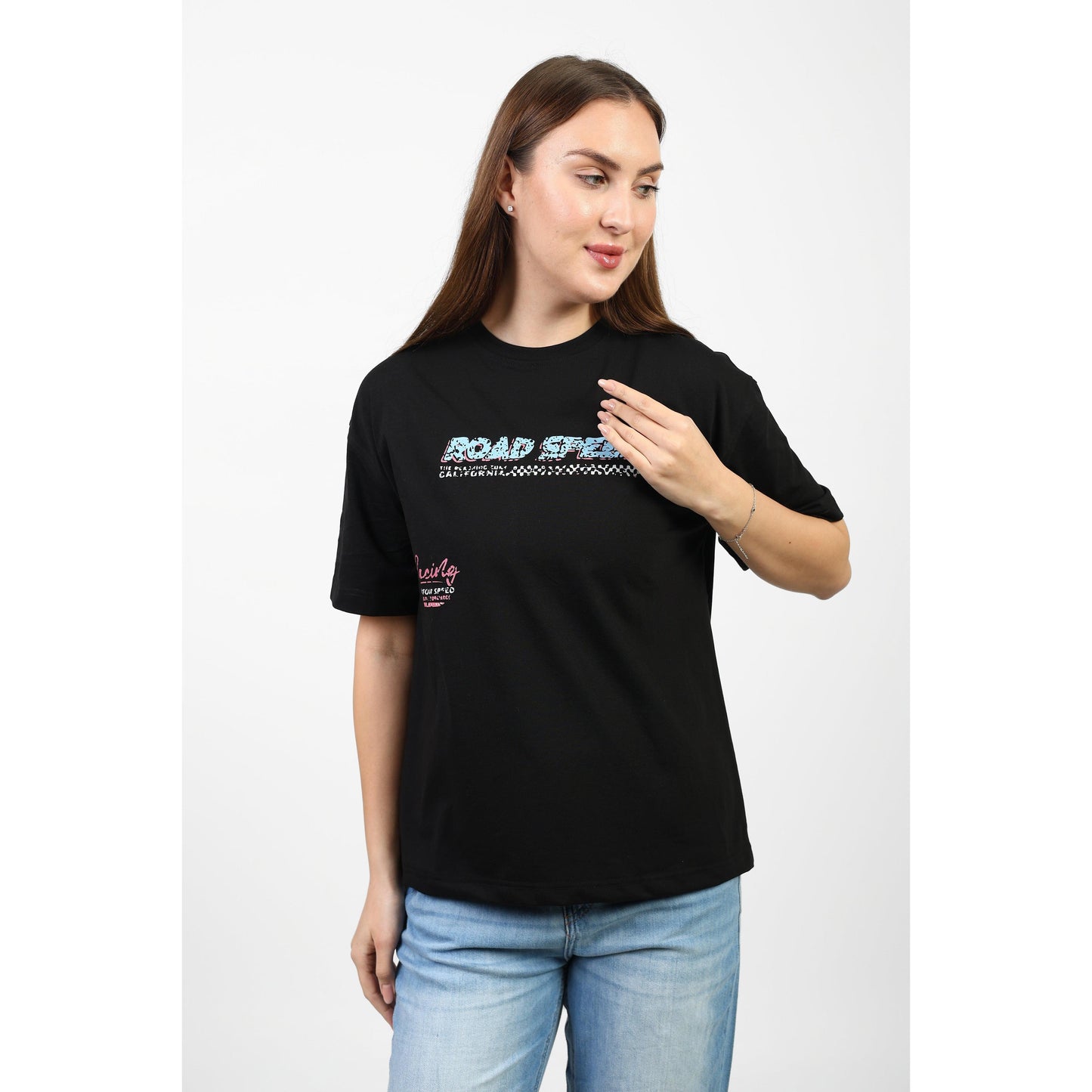 Oversized Graphic Cotton T-Shirt