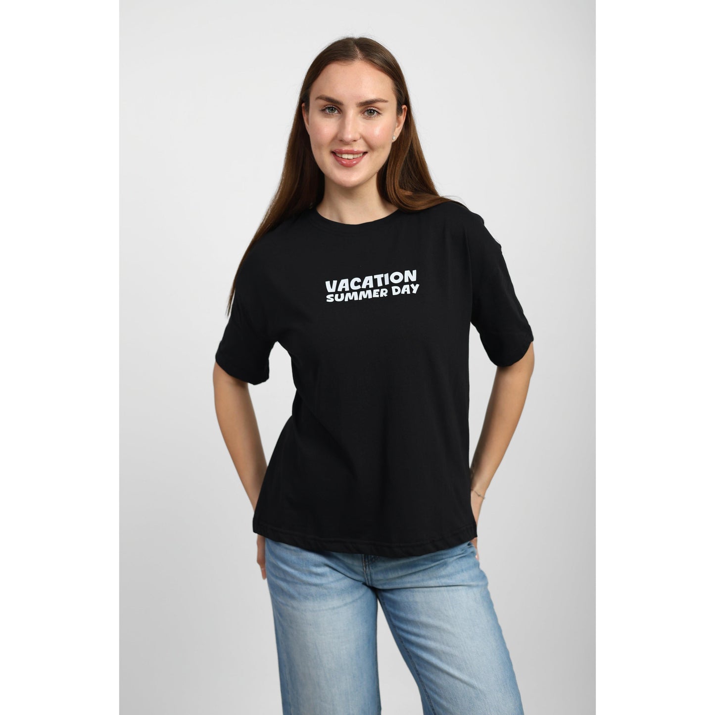 Oversized Graphic Cotton T-Shirt