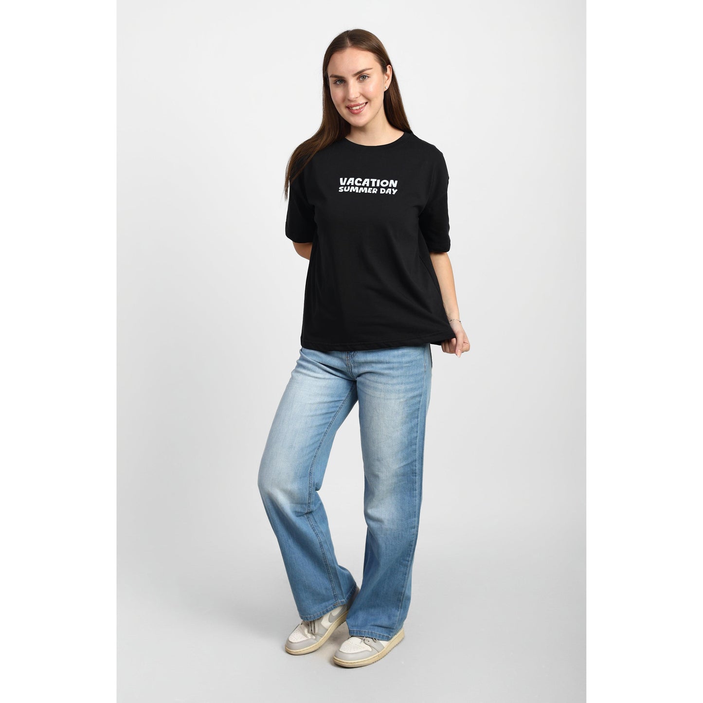 Oversized Graphic Cotton T-Shirt