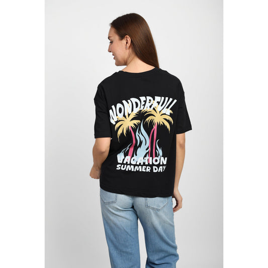 Oversized Graphic Cotton T-Shirt