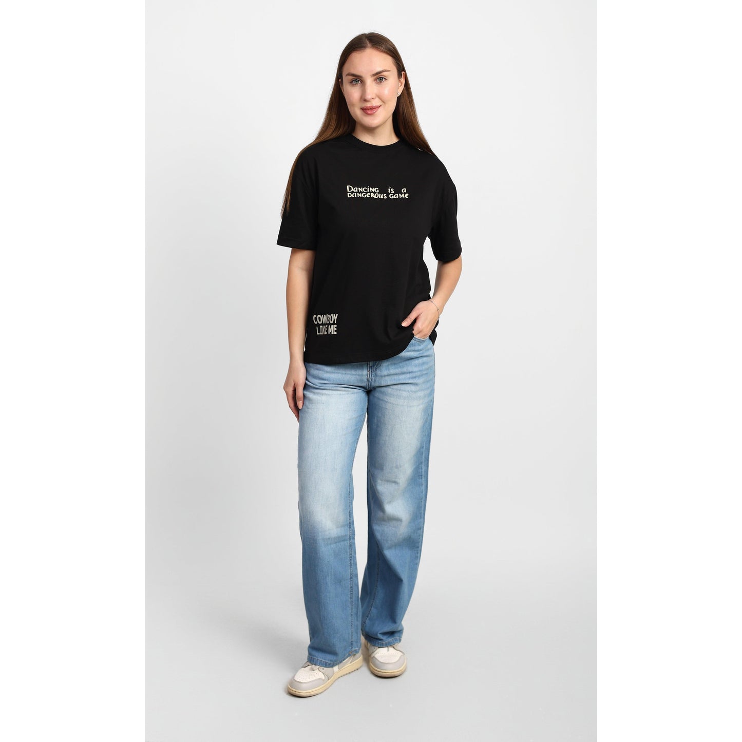 Oversized Graphic Cotton T-Shirt