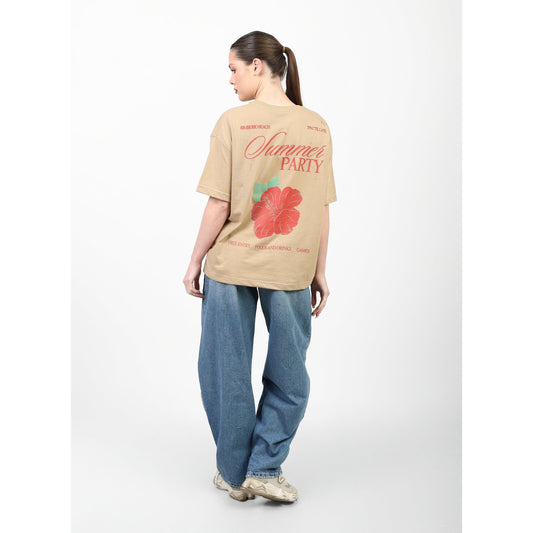 Oversized Graphic Cotton T-Shirt
