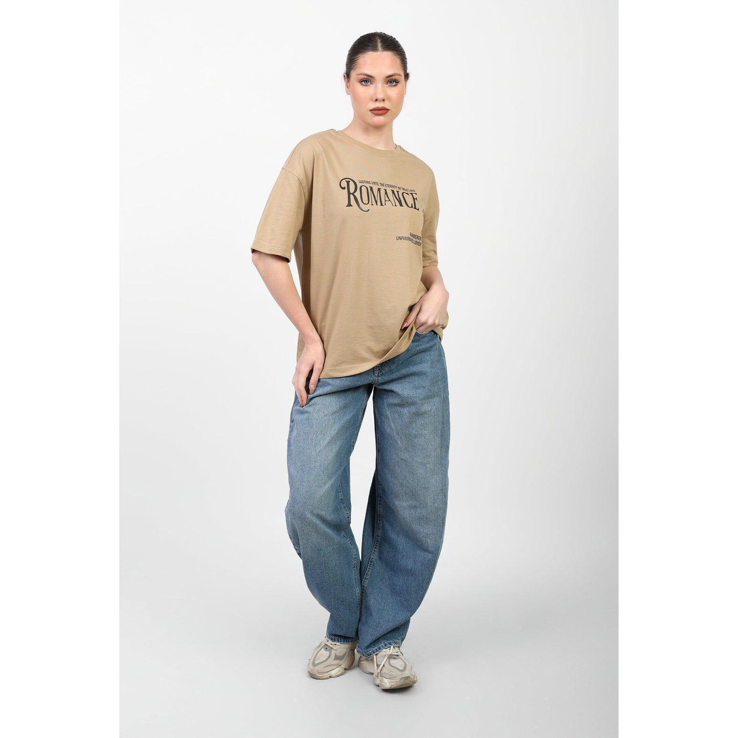 Oversized Graphic Cotton T-Shirt